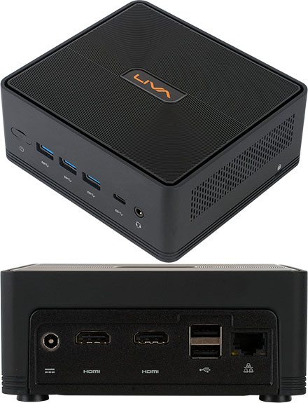 ECS LIVA Z2 MiniPC (Intel Celeron N4000, 4GB RAM, 64GB eMMC, 2.5" HDD/SSD support, Windows 10 Home) [<b>FANLESS</b>]